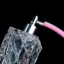 35ml Vintage Crystal Glass Atomizer Perfume Bottle Spray Pink Lady Gift