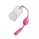 35ml Vintage Crystal Glass Atomizer Perfume Bottle Spray Pink Lady Gift