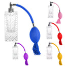 35ml Vintage Crystal Glass Atomizer Perfume Bottle Spray Blue Lady Gift