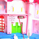 Plastic Building Model Dollhouse Set Toy 2 Pretty Girls Doghouse Accessories