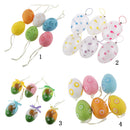 Leakage Empty Plastic Easter Hand Painted DIY Eggs Display Gifts Decorations