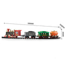 Lifelike Plastic Classic Electric Track Train with Sound and Smoke Kids Toy Gift