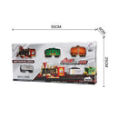 Lifelike Plastic Classic Electric Track Train with Sound and Smoke Kids Toy Gift
