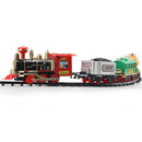 Lifelike Plastic Classic Electric Track Train with Sound and Smoke Kids Toy Gift