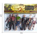 Plastic Walking Corpses Doll Movie Characters Action Zombie Figures Toy for Collection
