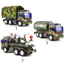 Diecast Military Model Truck Vehicles Children Toy Gift Soldier Carrier Car