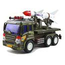 Plastic Diecast Military Model Truck Vehicles Children Toy Gift Rocket Missile Car