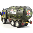 Plastic Diecast Military Model Truck Vehicles Children Toy Gift Tanker Car