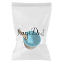 Blue Plastic Ice Cream Sundae Dish Bowl with Matching Spoon Kids Children Summer Party Dessert Cup Cone