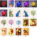 Happiness Flower 5D Diamond Painting Embroider Cross Stitch Decor Craft DIY