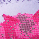 5D DIY Rhinestone Painting Rose Embroider Cross Stitch Craft Home Decor Charms Ornament Gift Purple