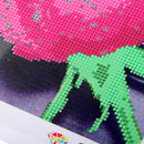 5D DIY Rhinestone Painting Rose Embroider Cross Stitch Craft Home Decor Charms Ornament Gift Purple
