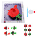 5D DIY Diamond Painting Rose Embroider Cross Stitch Craft Home Decor Charms Ornament Gift Red