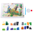 DIY 5D Diamond Painting Spirit of Peacok Embroidery Cross Stitch Home Decor