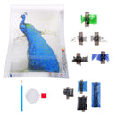 Peacok Animal 5D Diamond Painting Embroider Cross Stitch Decor Craft DIY