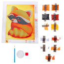 5D Diamond Painting Embroider Cross Stitch Craft DIY Home Decor - Raccoon