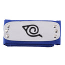 Naruto Hokage Konoha Ninja Leaf Village Logo Blue Headband for Anime Cosplay