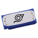 Naruto Hokage Konoha Ninja Leaf Village Logo Blue Headband for Anime Cosplay