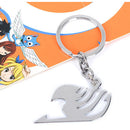 Japanese Anime Fairy Tail Logo Pendant Purse Bag Keyring Key Chain Silver