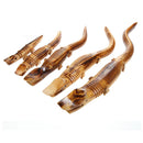 Crocodile/Aligator Shaped Wooden Craft Model Home Showcase Display Toy 30cm