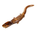 Wooden Swing Crocodile Alligator Woodcraft Kids Toy Home Decor Gift 40cm