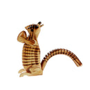 Squirrel Animal Shaped Wood Craft Model Home Room Desk Showcase Display Toy