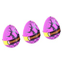 3 Pcs Colorful Funny Magic Dinosaur Eggs Hatching Dino Pets Hatch-Grow Children Toy