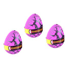 3 Pcs Colorful Funny Magic Dinosaur Eggs Hatching Dino Pets Hatch-Grow Children Toy
