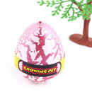 3 Pcs Magic White with Color Crack Dinosaur Hatching Dino Pet Hatch-Grow Eggs Children Toy