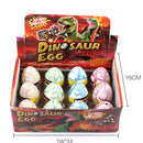 3 Pcs Magic White with Color Crack Dinosaur Hatching Dino Pet Hatch-Grow Eggs Children Toy