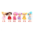 Key Chain Split Ring 10cm Artificial Pearl Girl Doll Charm Woman Accessory