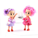 Key Chain Split Ring 10cm Artificial Pearl Girl Doll Charm Woman Accessory