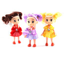 Key Chain Split Ring 10cm Artificial Pearl Girl Doll Charm Woman Accessory