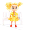 Key Chain Split Ring 10cm Artificial Pearl Girl Doll Charm Woman Accessory