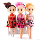 16cm Paillette Dress Girl Charm Doll Phone Strap Woman Accessory Souvenir