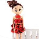 16cm Paillette Dress Girl Charm Doll Phone Strap Woman Accessory Souvenir