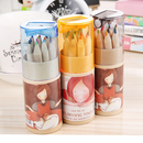 Coloured Pencil w/ Sharpener Non Toxic School Card Child Painting Set of 12