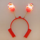 Lovely Santa Claus Headband Head Hoop Hair Hat w/ Light Children Girls Fancy Costume Party Favors