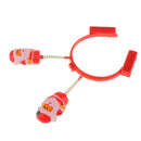 Lovely Santa Claus Headband Head Hoop Hair Hat w/ Light Children Girls Fancy Costume Party Favors