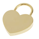 Mini Heart Shaped Padlock with Key Travel Luggage Suitcase Safety Lock Set - Golden L