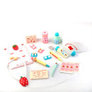 Children Wooden Doctor Medical Set Kids Role Play Pretend Game Carry Case