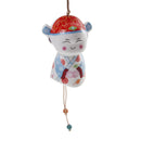 Handmade Sunny Doll Campanula Red Blue Groom Wind Chime Home Decor Charms Ornaments Gift Accs