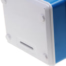 Blue Coin Box Safe Piggy Bank Money Box with Password Lock Christmas Gift