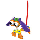 M001 Kids Creative Puzzle Built Block Play Developmental Creative Puzzle Toy Set Gift