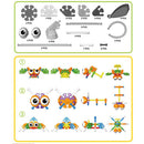 M003 Kids Creative Puzzle Built Block Play Developmental Creative Puzzle Toy Set Gift
