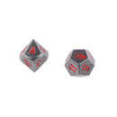 TRPG Games Dungeons & Dragons D4-D20 Multi-sided Dices Color Black Pack of 7pcs