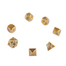 7pcs/Set TRPG Games Dungeons & Dragons D4-D20 Multi-sided Dices Color
