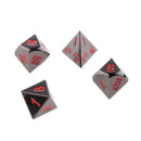 7pcs/Set TRPG Games Dungeons & Dragons D4-D20 Multi-sided Dices Color