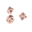 7pcs/Set TRPG Games Dungeons & Dragons D4-D20 Multi-sided Dices Color