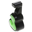 2pcs Fashion Vehicle Car Seat Headrest Shopping Bag Coat Violin Hanger Hook Green